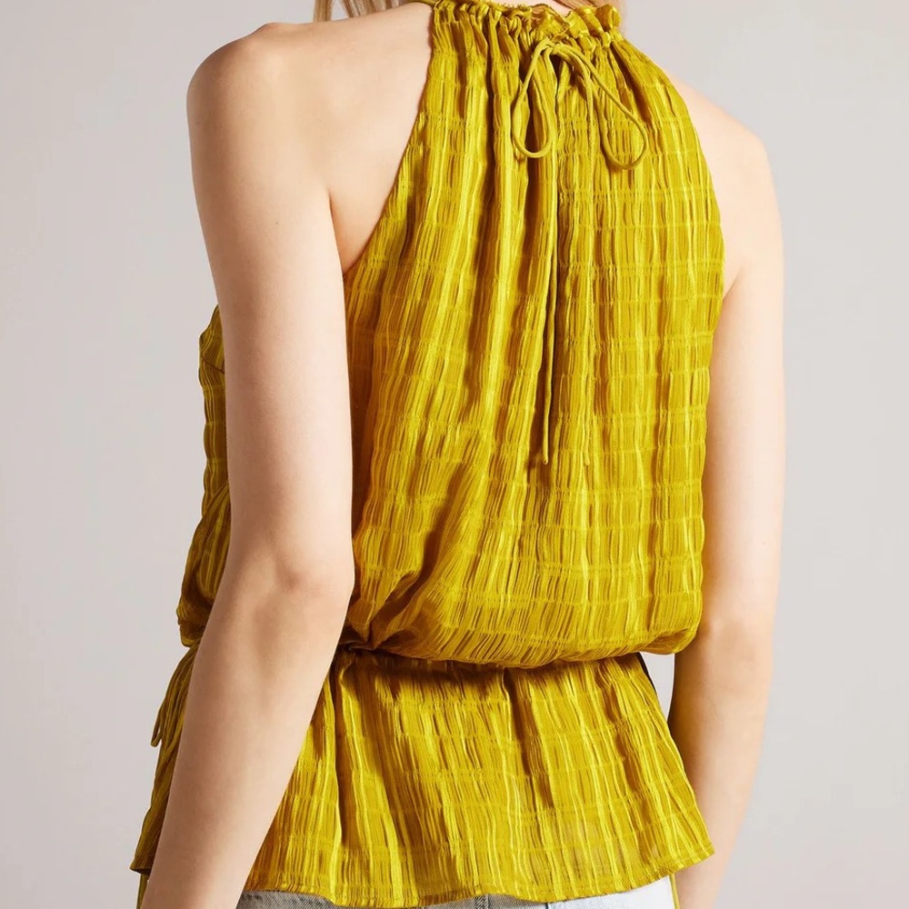 Ted Baker Drawstring Halter Top - Picture 5 of 5
